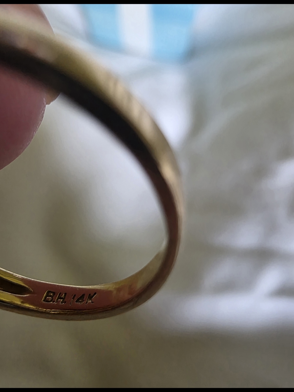 Vintage Effy 14k Gold Ring with Natural  Blue Sapphire and Diamonds Sz 6.5 - Picture 3 of 8